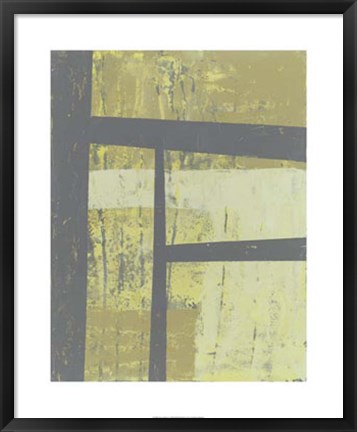 Framed Zest Abstract I Print