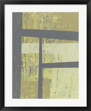 Framed Zest Abstract I Print