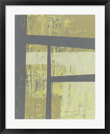 Framed Zest Abstract I Print