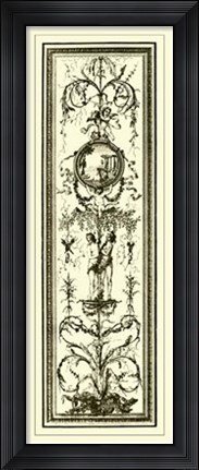 Framed Ivory Screen I Print