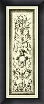 Framed Ivory Screen III Print