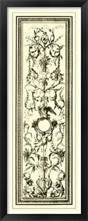 Framed Ivory Screen III Print