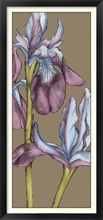 Framed Graphic Flower Panel III Print