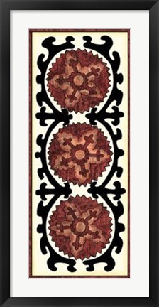 Framed Suzani Panel I Print