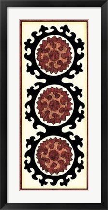 Framed Suzani Panel IV Print