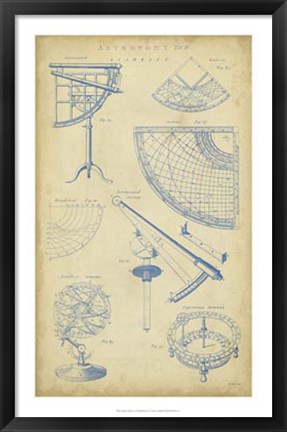 Framed Vintage Astronomy I Print
