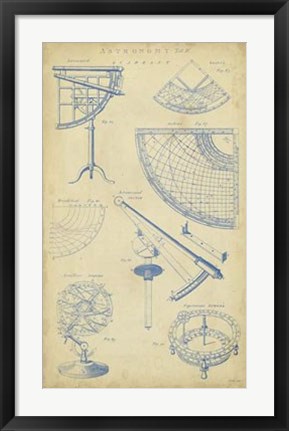 Framed Vintage Astronomy I Print