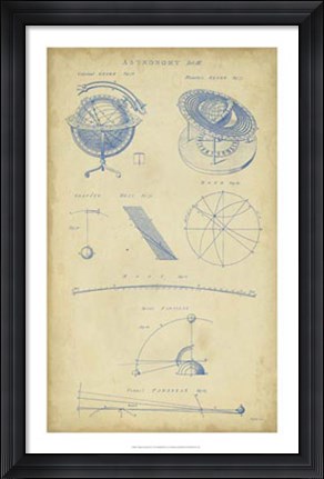 Framed Vintage Astronomy III Print