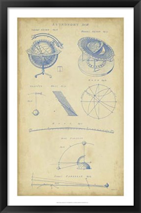 Framed Vintage Astronomy III Print