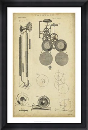 Framed Clockworks II Print