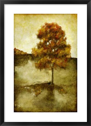 Framed Sunset Solitude I Print