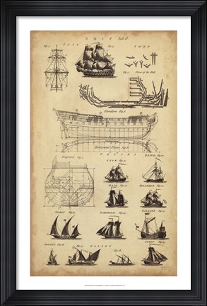 Framed Encyclopediae I Print