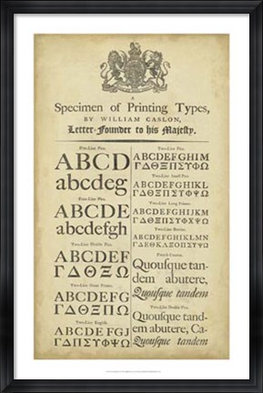 Framed Encyclopediae VI Print