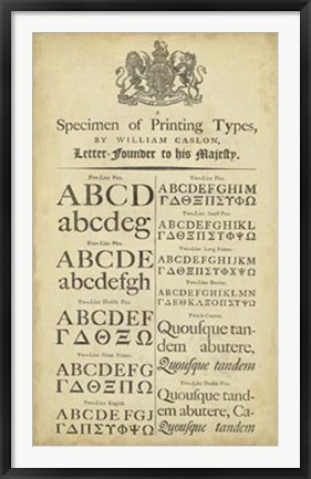 Framed Encyclopediae VI Print