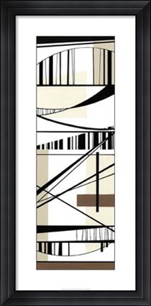 Framed Abstract Matrix II Print