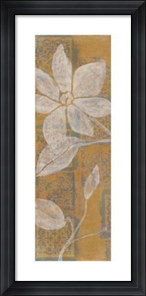 Framed Delicate Panel I Print