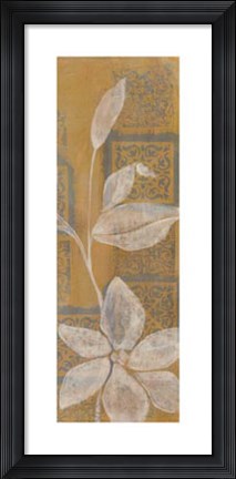 Framed Delicate Panel II Print