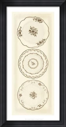 Framed Sevres Porcelain Panel I Print