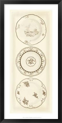 Framed Sevres Porcelain Panel II Print