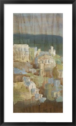 Framed Mediterranean Composition I Print