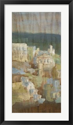 Framed Mediterranean Composition I Print