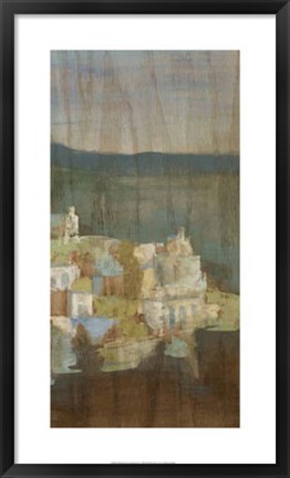 Framed Mediterranean Composition II Print