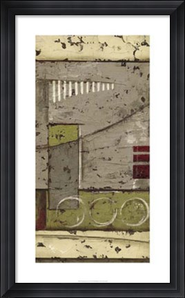 Framed Abstract Geometry II Print