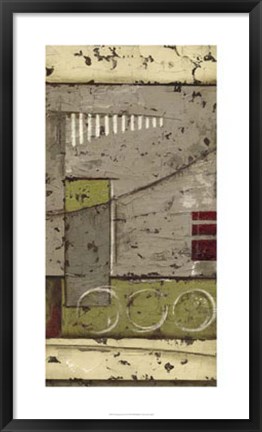 Framed Abstract Geometry II Print