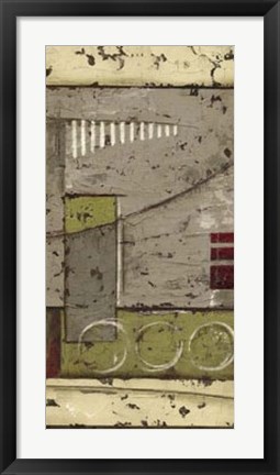 Framed Abstract Geometry II Print