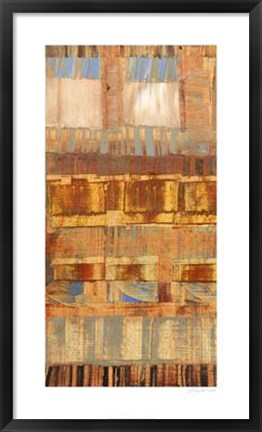 Framed Striation I Print