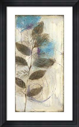 Framed Constellation Flowers I Print