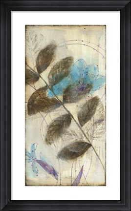 Framed Constellation Flowers III Print