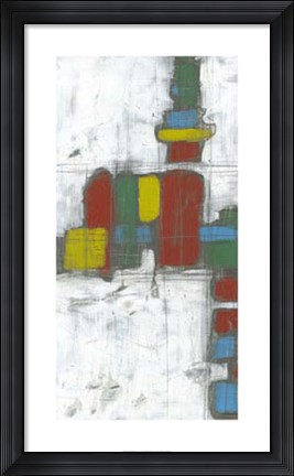 Framed Building Blocks I Print