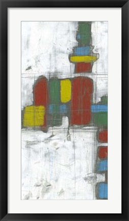 Framed Building Blocks I Print