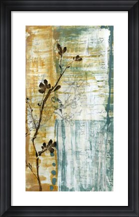 Framed Swallow Song II Print