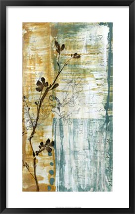 Framed Swallow Song II Print