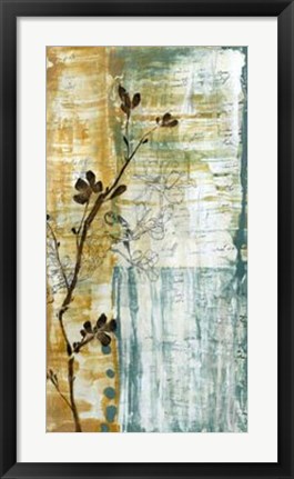 Framed Swallow Song II Print