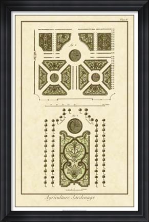 Framed Agriculture Jardinage Print