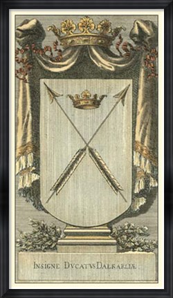 Framed Vintage Insignia II Print