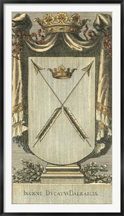 Framed Vintage Insignia II Print