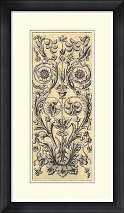 Framed Renaissance Panel II Print