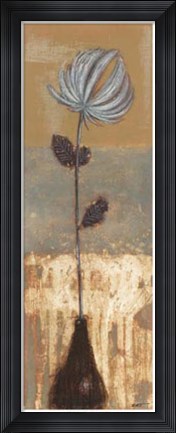 Framed Solitary Flower II Print