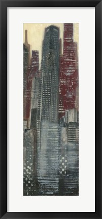 Framed Urban Landscape I Panel Print