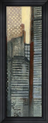 Framed Urban Landscape III Print