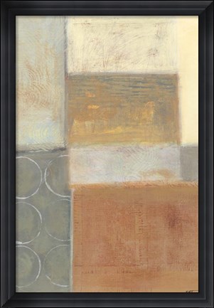 Framed Nickel and Earth I Print