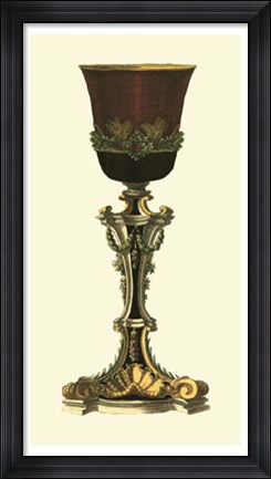 Framed Elongated Goblet II Print