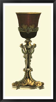 Framed Elongated Goblet II Print