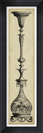 Framed Candlestick I Print