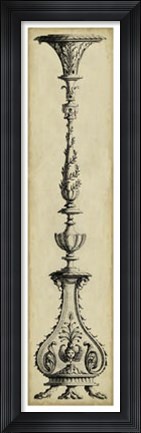 Framed Candlestick II Print