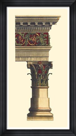 Framed Column &amp; Cornice II Print